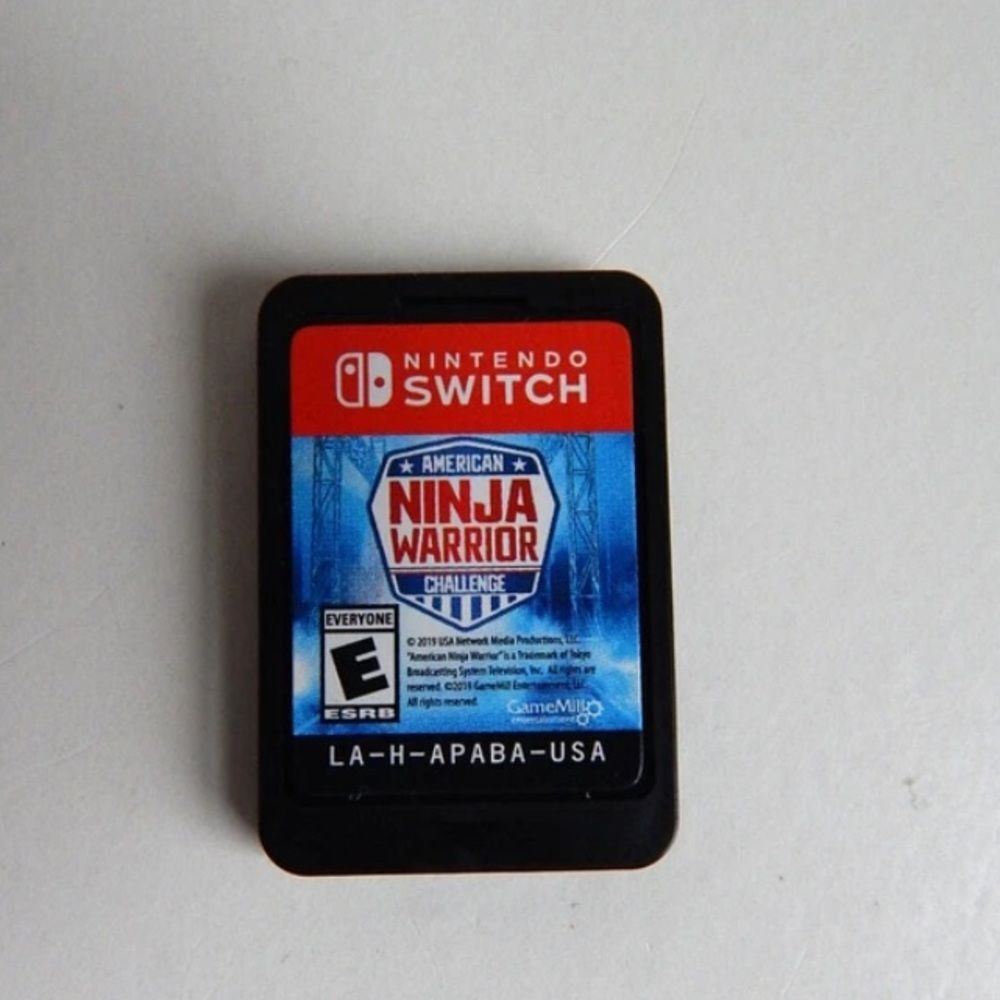 Nintendo Switch American Ninja Warrior Challenge Game Card